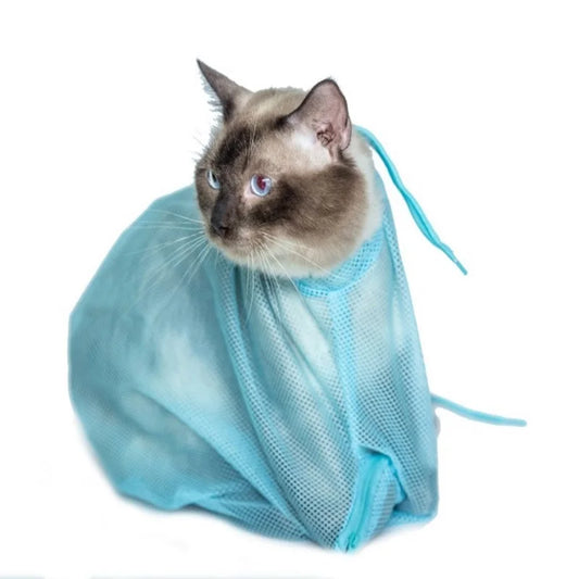 Cat Grooming Bathing Mesh Bag Adjustable - Velvvista
